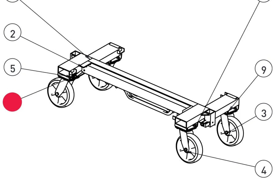 Intex Telpro Panel Lifter Wheel
