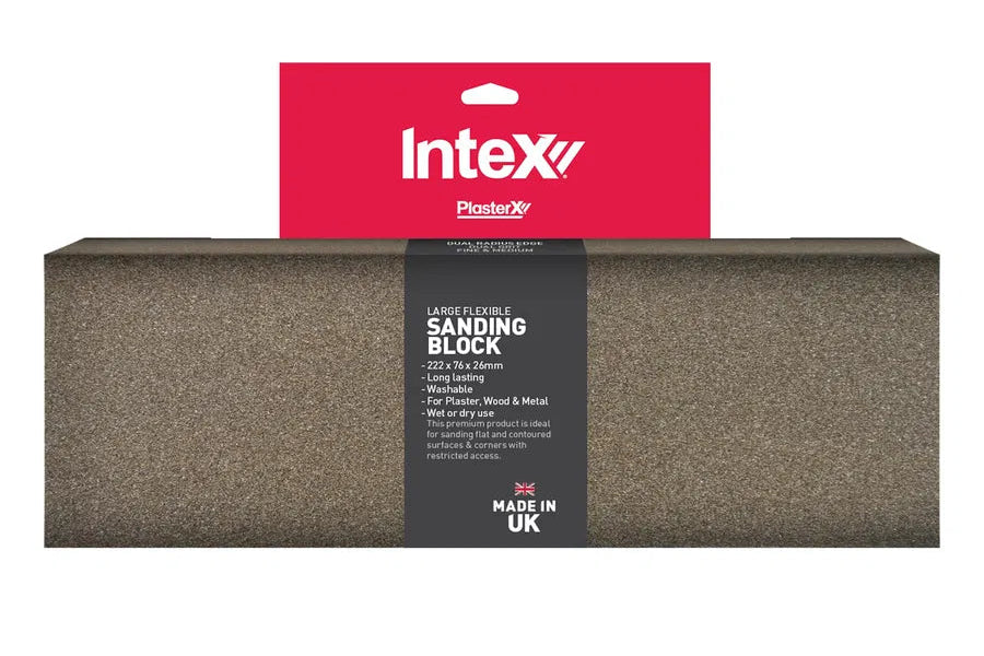 Intex Large Square Edge Foam Sander Block 225x77x26mm Grit 80