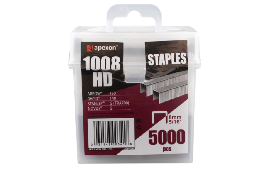 Apexon 8mm Staples - 5000pc