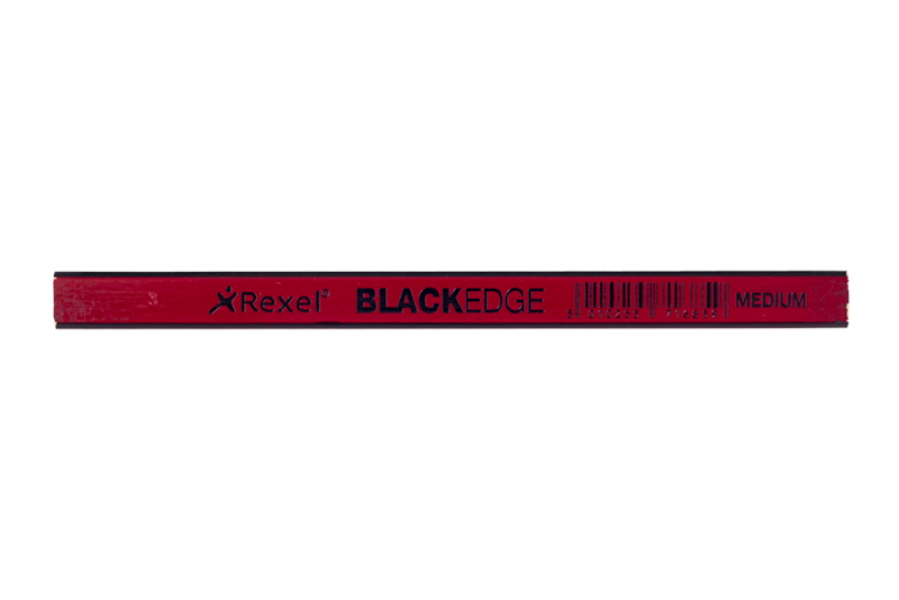 Blackedge Carpenters Pencil Red