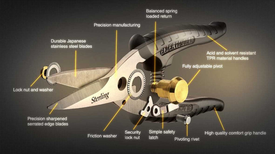 Sterling High Tensile Snips (7")