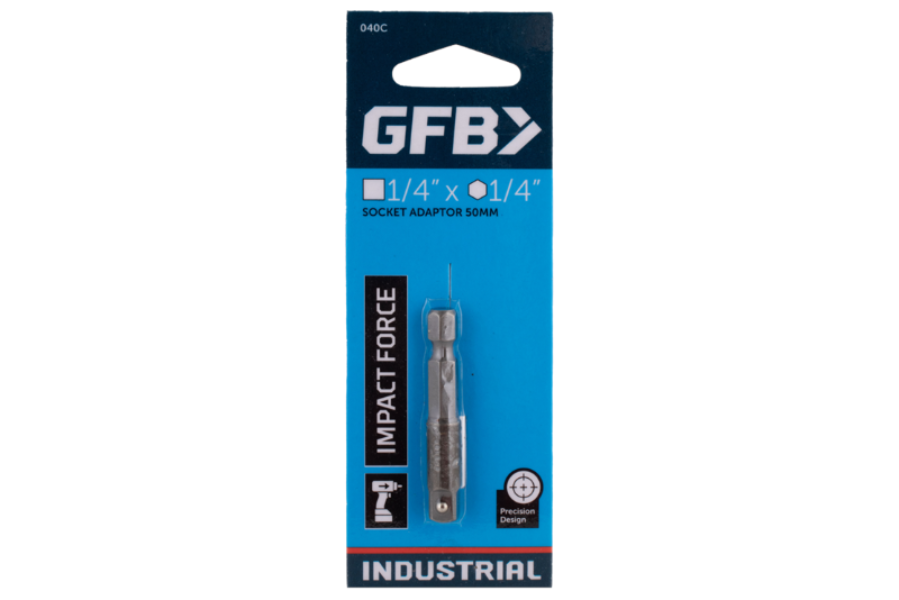 GFB Socket Adaptor (1/4" x 50mm)