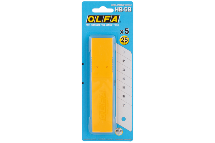 Olfa Snap Off Blades 25mm (5)