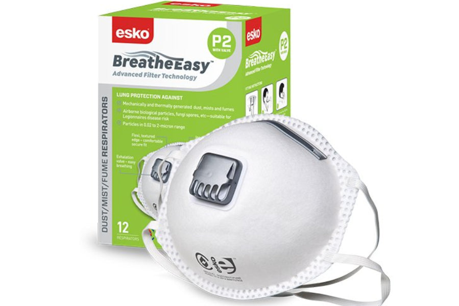 Breathe Easy Dust Mask P2 with Exhalation Valve