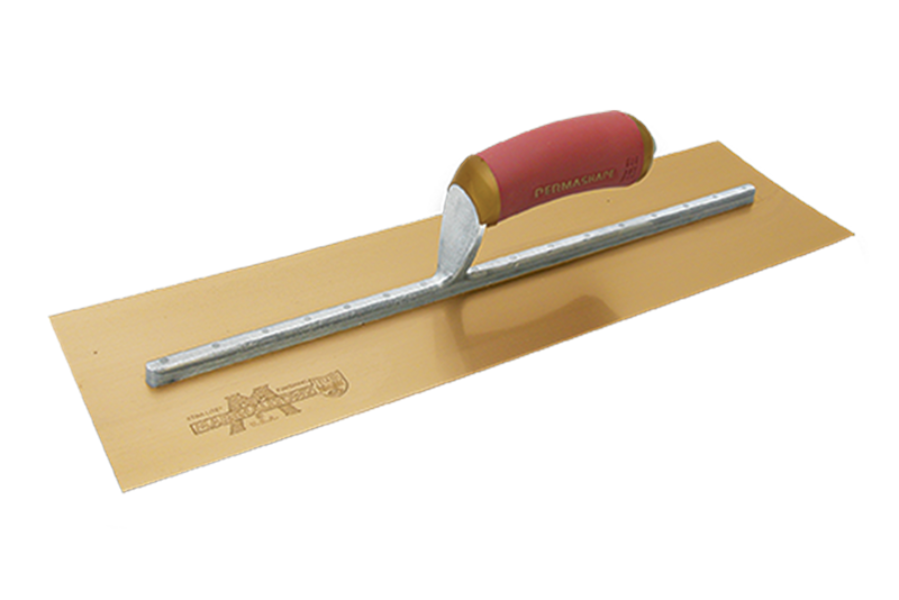 Marshalltown Gold Stainless Steel Trowel (400mm x 125mm)