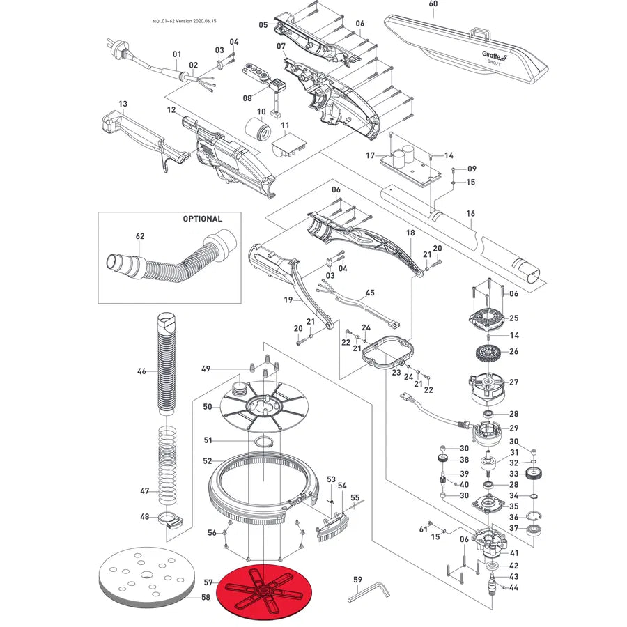 Intex Ghost Sanding Plate Base