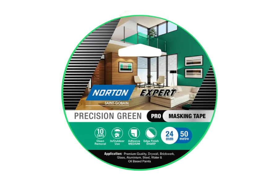 Norton 24mm Green Masking Tape