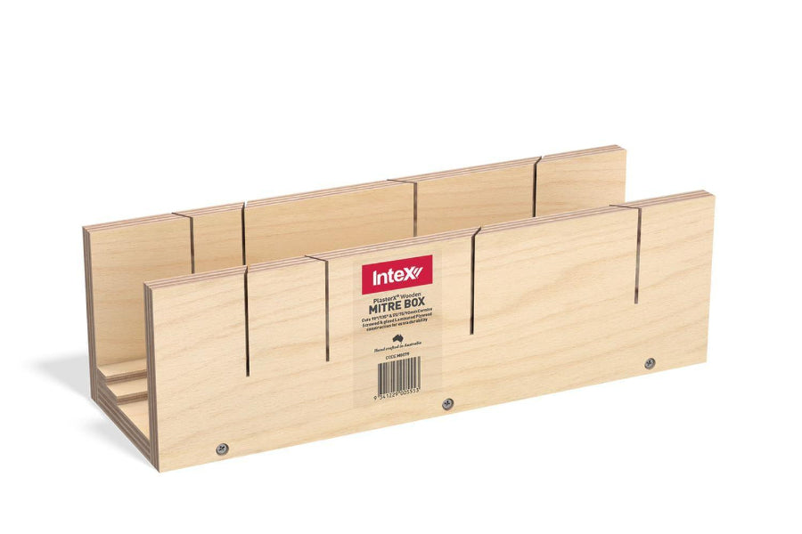 Intex Dual Wooden Mitre Box (90° & 135°, 55, 75 & 90 Cornice)