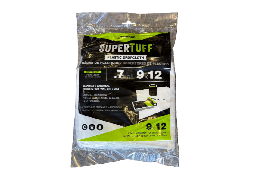 Super Lightweight Plastic Drop Cloth 2.7mx3.6m