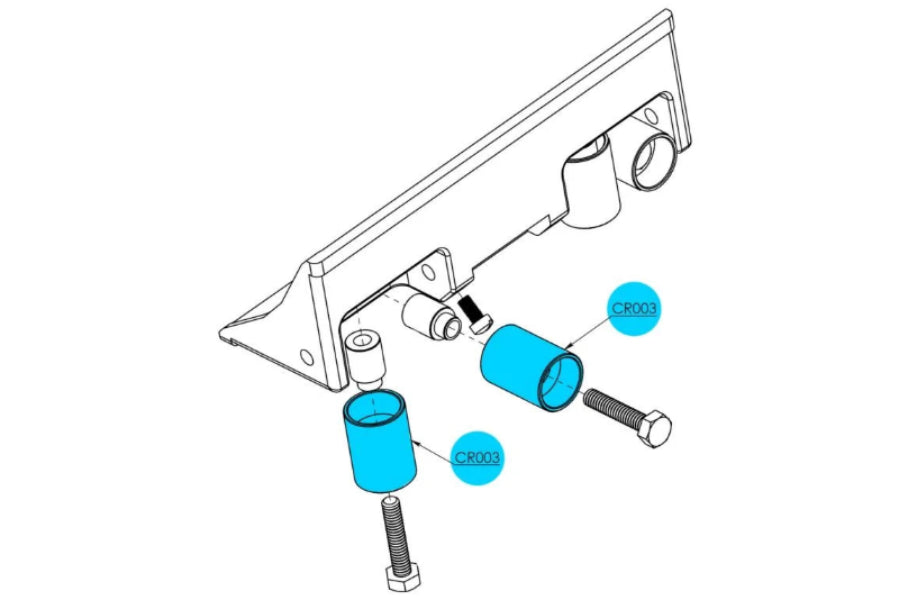 Tapepro Roller Stainless Steel CR003