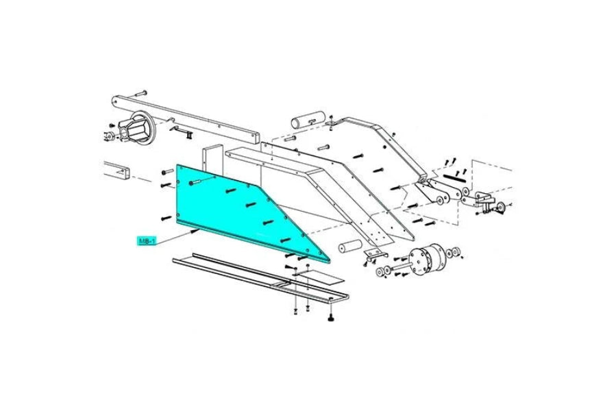 Tapepro Side Plate (Right) Moulded MB-1RM
