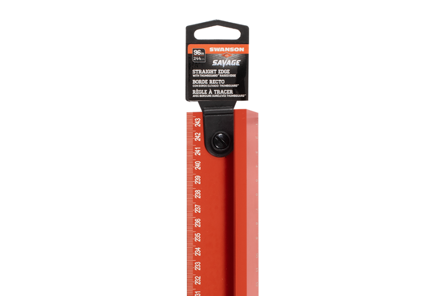 Swanson 2400mm Savage™ No-Slip Straight Edge